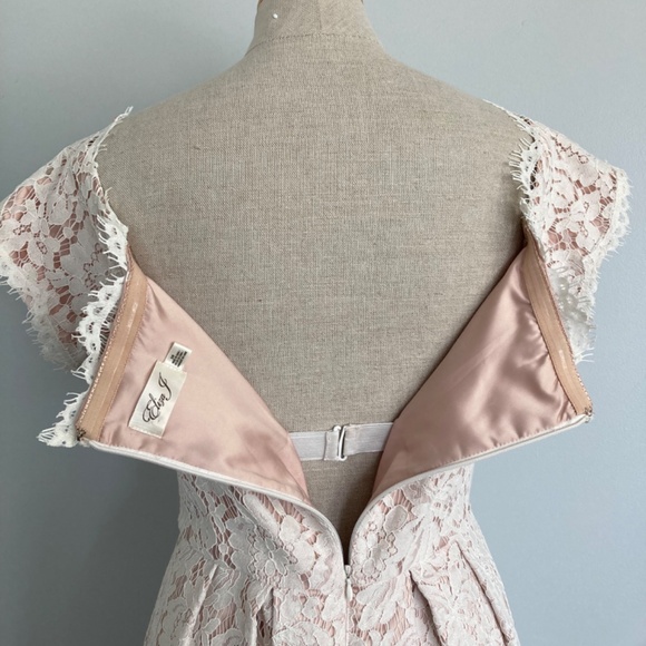 Eliza J Lace and Satin Off the Shoulder Dress - Picture 10 of 12